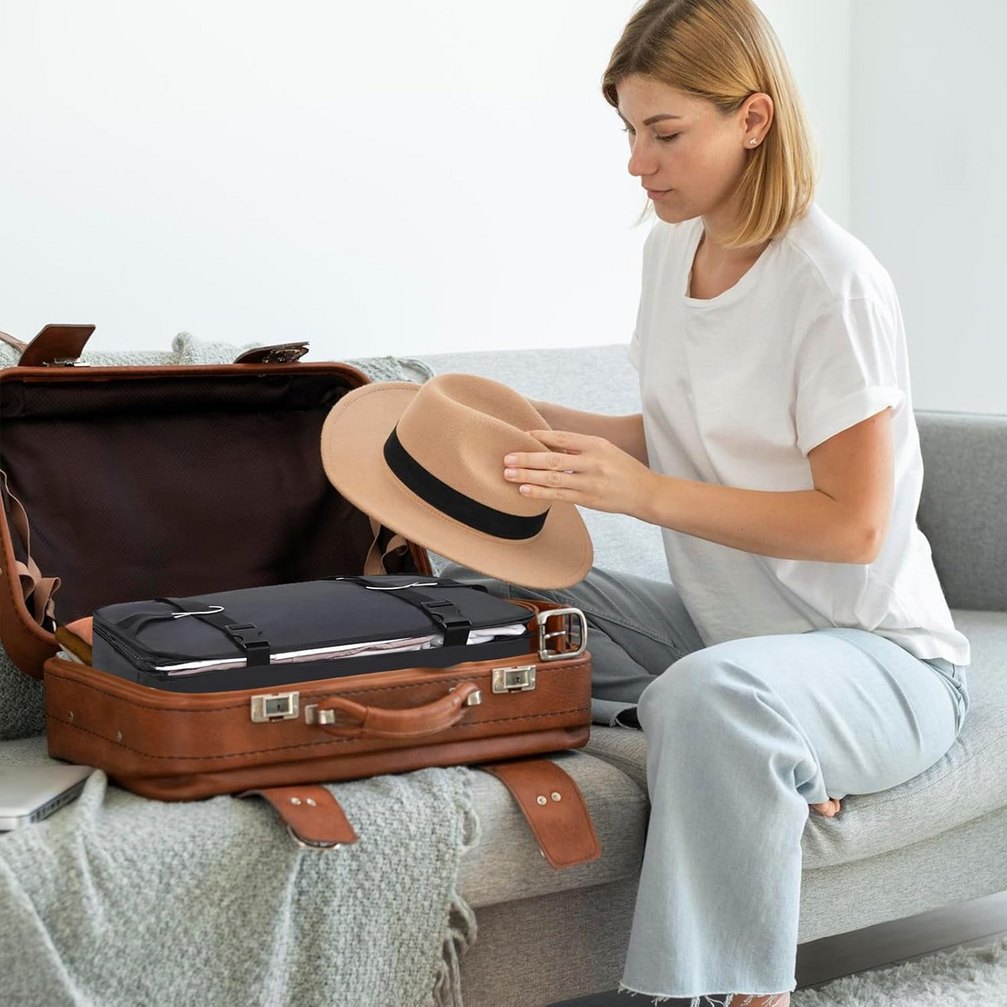 Organizador Plegable 3 en 1: Empaca, Viaja y Cuelga 🚀🎒