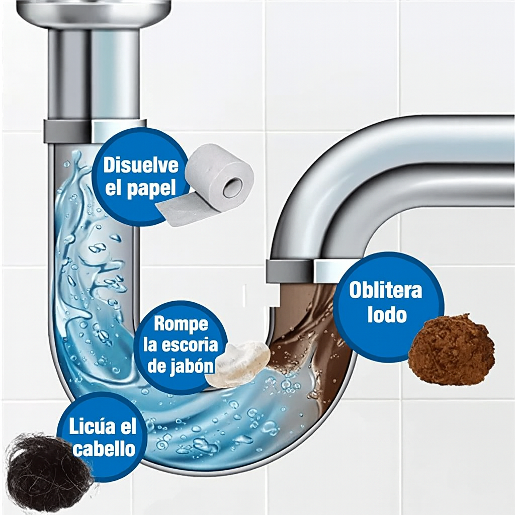 Limpiador de Drenajes OFERTA 2x1