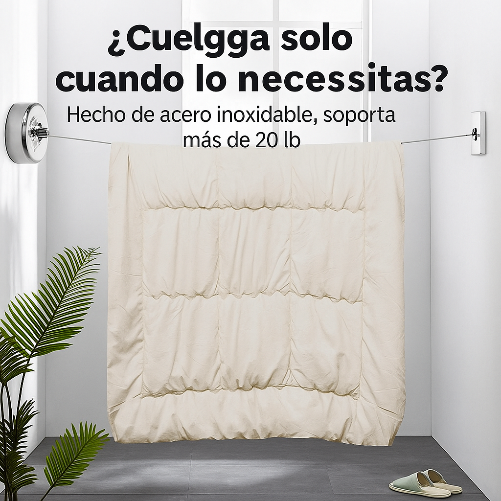 TendeX™ – Tendedero Retráctil Premium