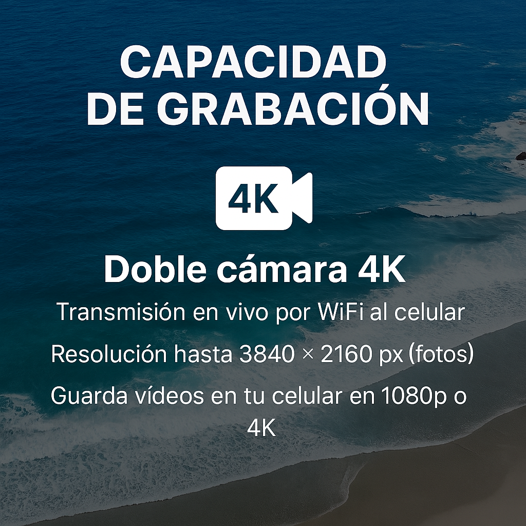 DRONE PRO - DUAL CAM/ 4K