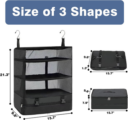 Organizador Plegable 3 en 1: Empaca, Viaja y Cuelga 🚀🎒