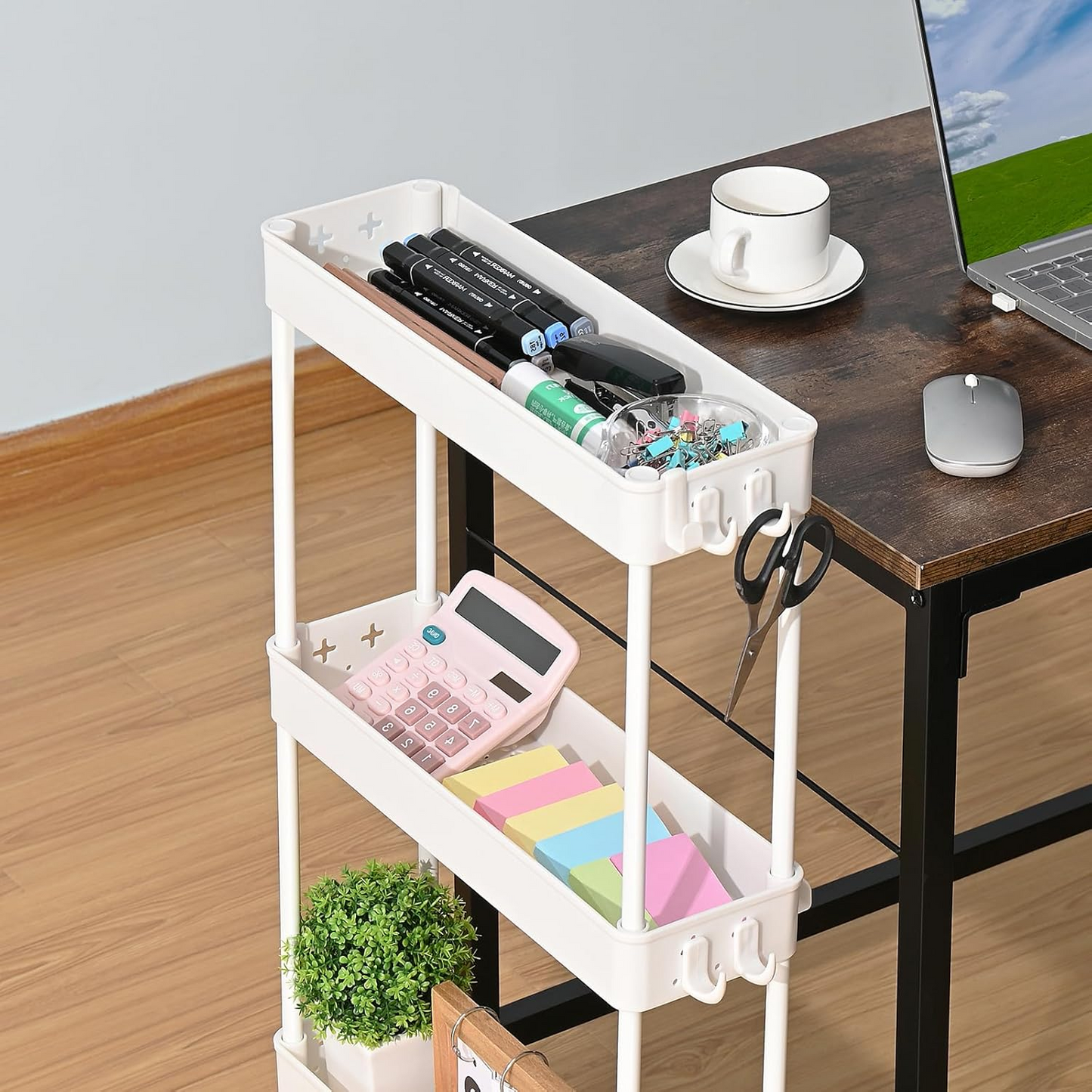 Carro Organizador Slim 4 Niveles – Compacto y Versátil 🚀