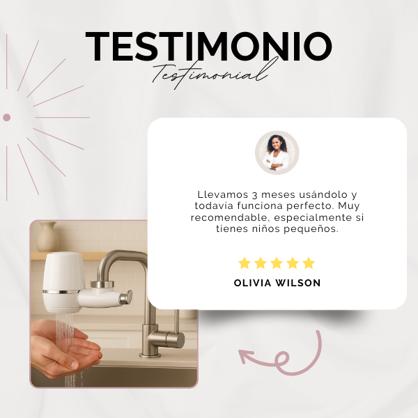 PurifiX™ 💧Filtro Purificador de Agua