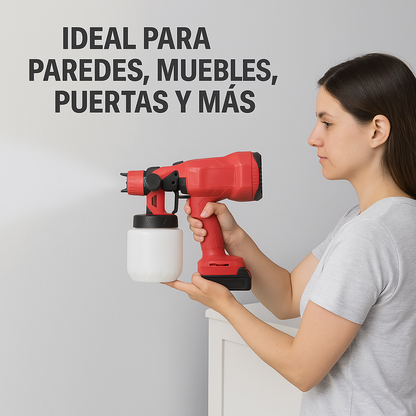 PISTOLA DE PINTURA - 2 BATERIAS 48V - Inalámbrica