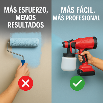 PISTOLA DE PINTURA - 2 BATERIAS 48V - Inalámbrica