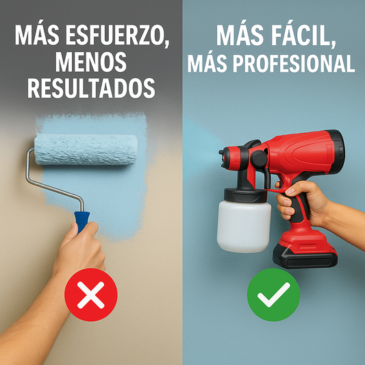 PISTOLA DE PINTURA - 2 BATERIAS 48V - Inalámbrica