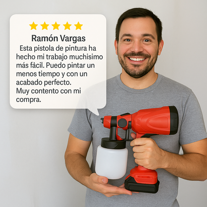 PISTOLA DE PINTURA - 2 BATERIAS 48V - Inalámbrica