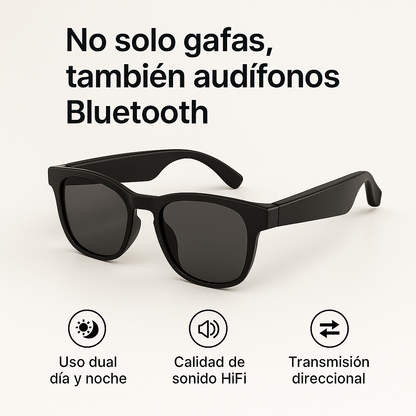 Gafas inteligentes, Llamadas, Música bluetooth