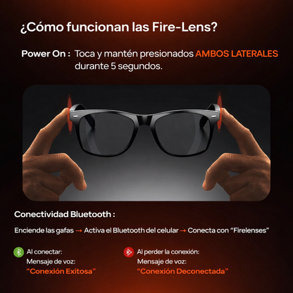 Gafas inteligentes, Llamadas, Música bluetooth