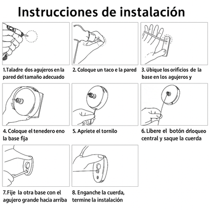 TendeX™ – Tendedero Retráctil Premium