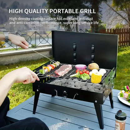 BBQ Portátil Todo Incluido - ¡Parrilladas Donde Quieras!