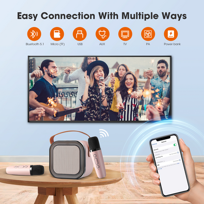 🎤 Mini Karaoke PRO™ – ¡Diversión en Cualquier Lugar!